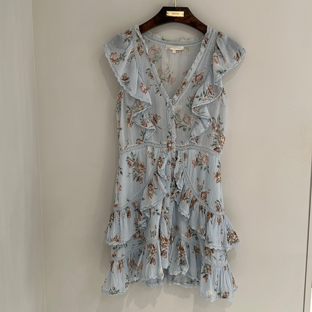 LOVESHACKFANCY
India Ruffle Mini Dress - Picture 12 of 16